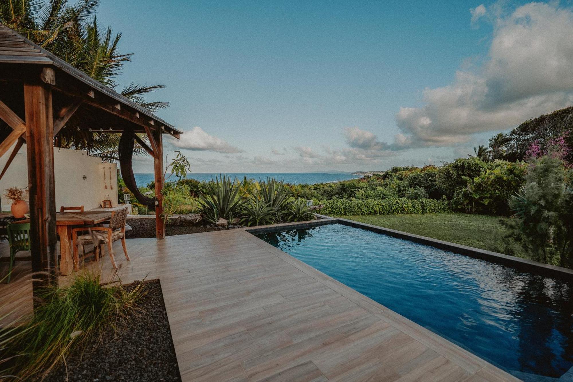 Villa Manika Vue Mer Le Moule Eksteriør billede